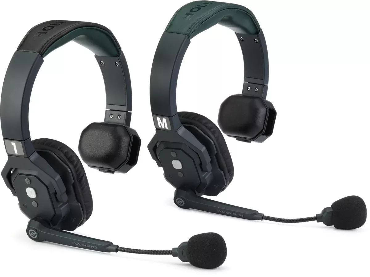 Hollyland Solidcom SE Pro Wireless Intercom System – 2 Headsets