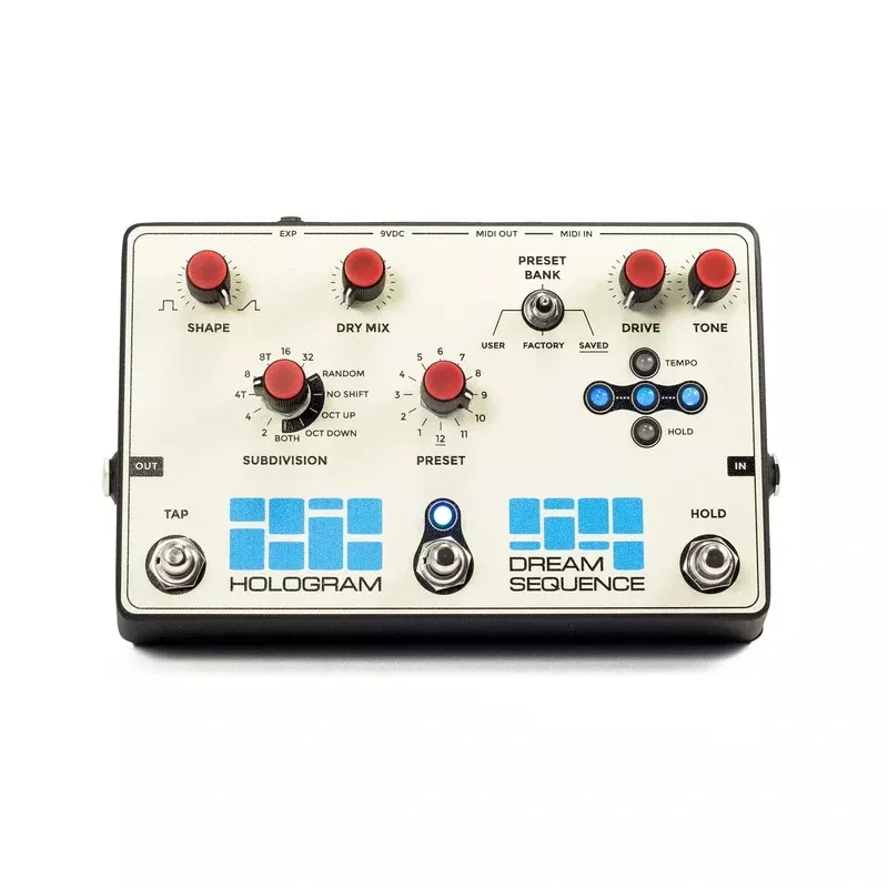 Hologram Dream Sequence Programmable Rhythm And Octave Pedal