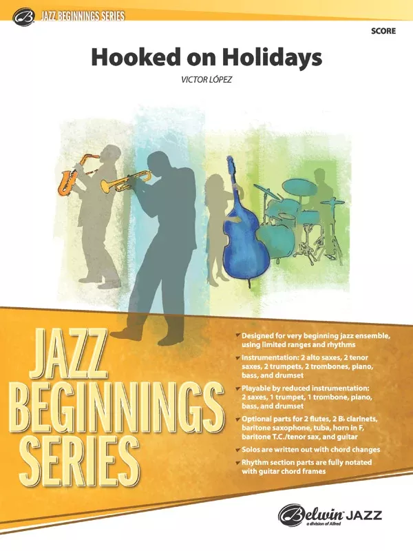 Hooked on Holidays: Jazz Ensemble Conductor Score