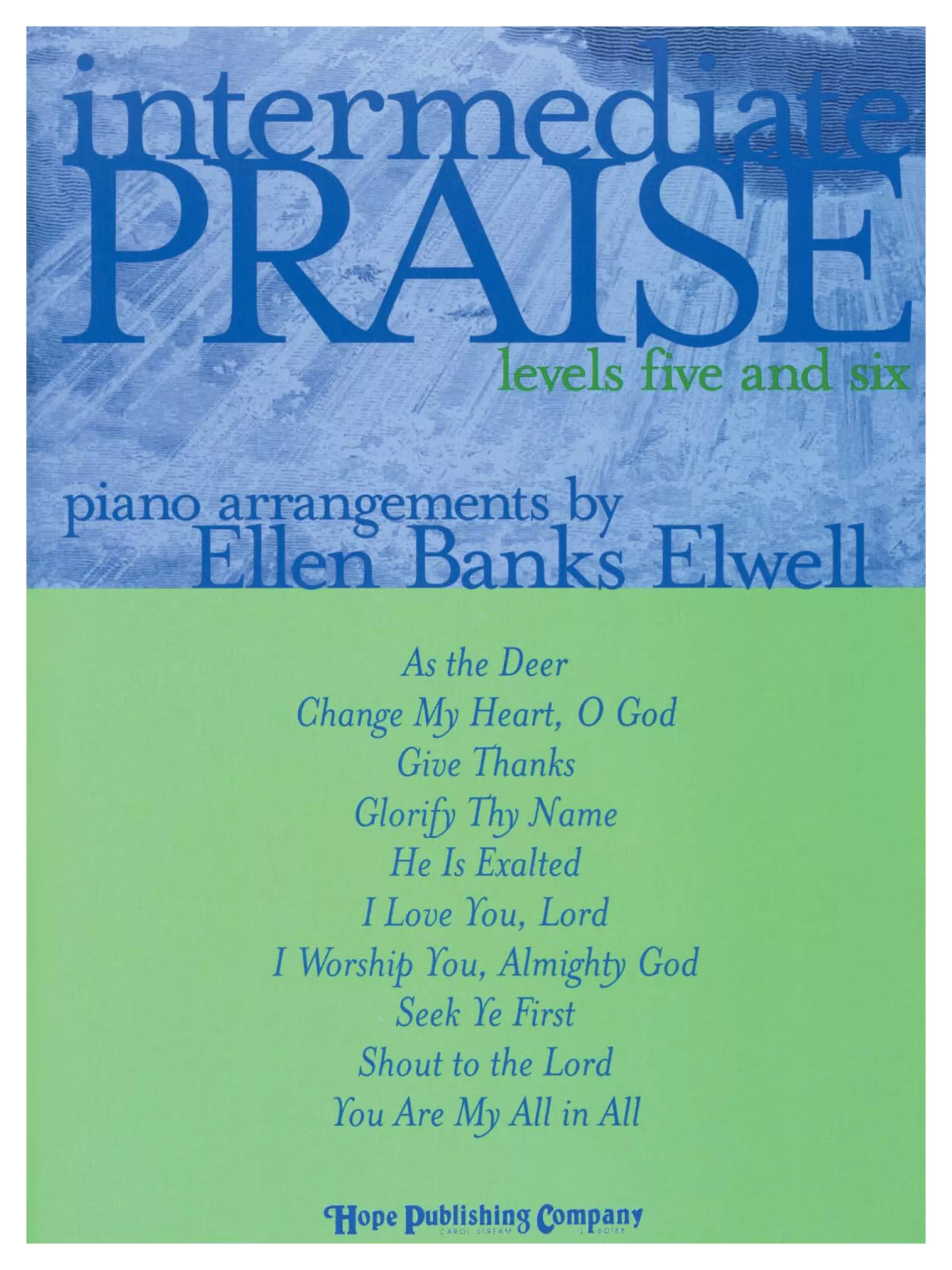 Hope Publishing 8114 Intermediate Praise Levels 5-6 for Piano