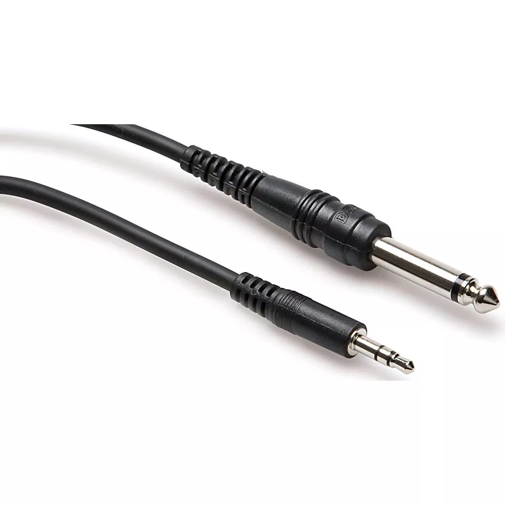 Hosa CMP-103 1/4" TS to 3.5mm TRS Mono Interconnect Cable 3 ft.
