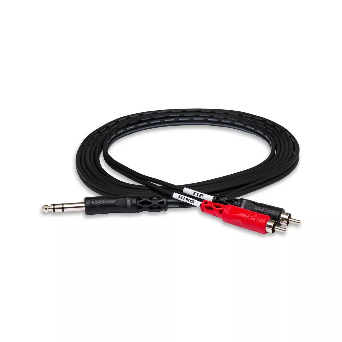 Hosa TRS-202 1/4 Inch TRS to Dual RCA Insert Cable, 2M