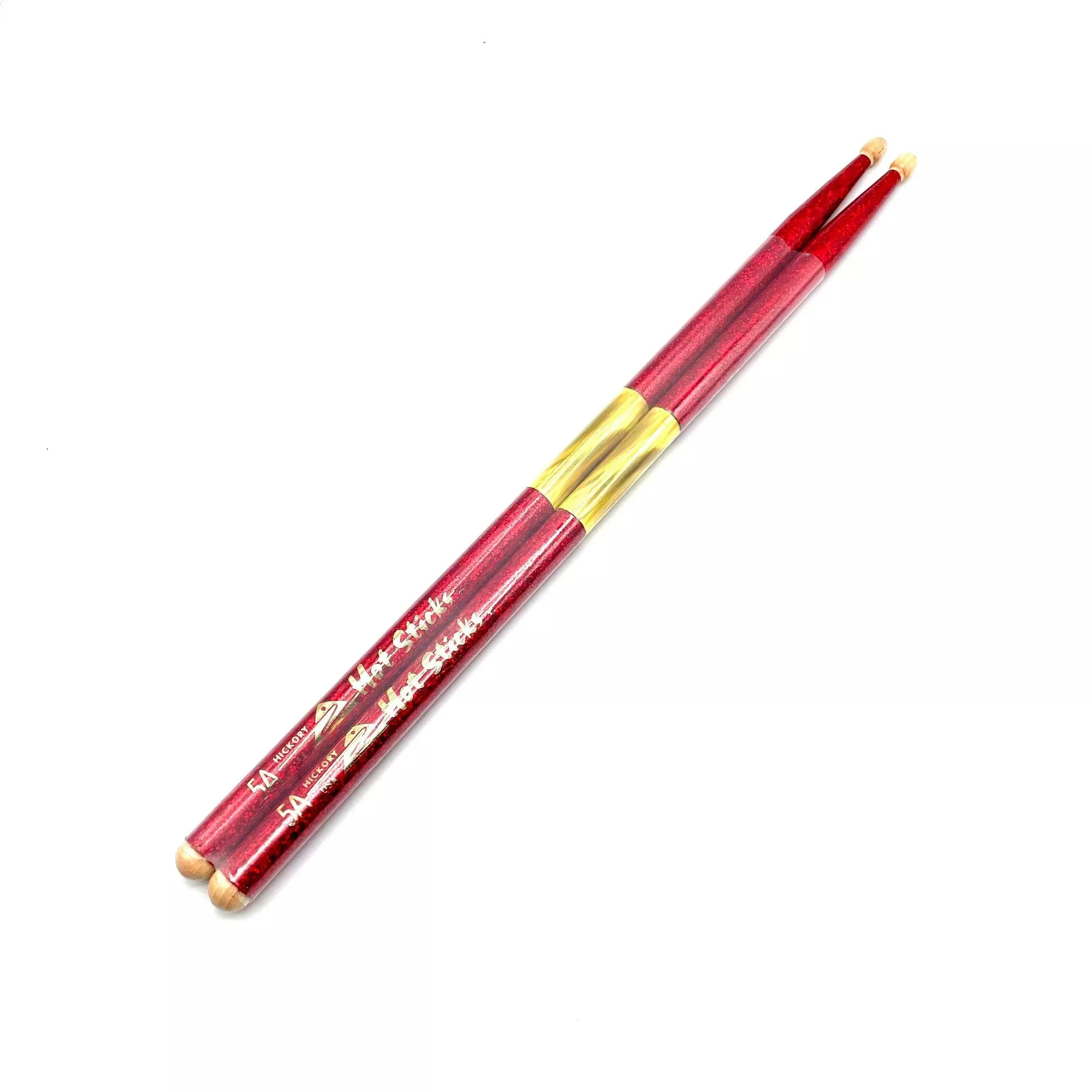 Hot Sticks 5A Wood Tip Macrolus - Red Sparkle