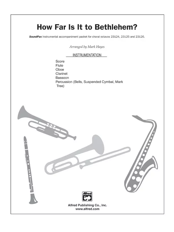 How Far Is It to Bethlehem?: Choral SoundPax