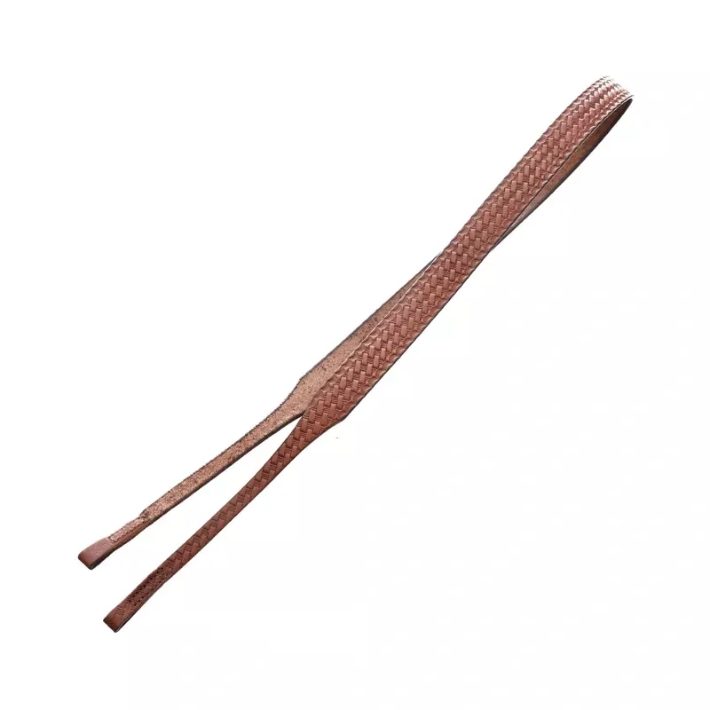 Huber Banjo Strap, Basketweave Design, 54″ Long, Brown