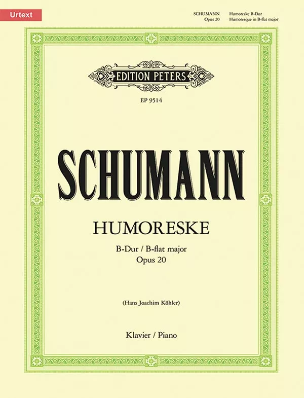 Humoresque in B flat Op.20: Piano Solo