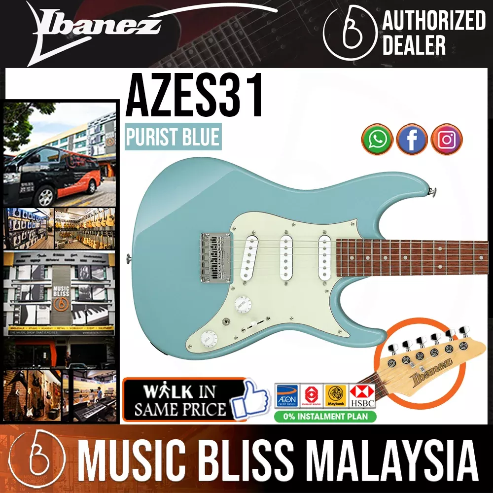 Ibanez AZES31 Electric Guitar - Purist Blue