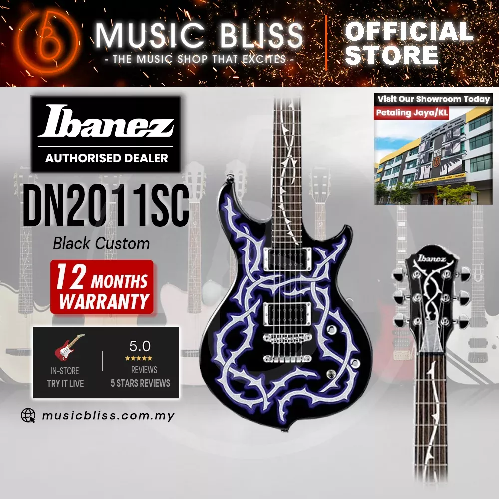 Ibanez Darkstone DN2011SC Electric Guitar - Black Custom