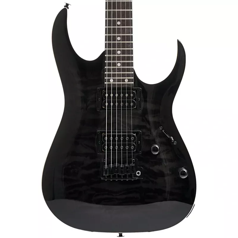 Ibanez GIO RGA120QA Electric Guitar, Transparent Black Sunburst