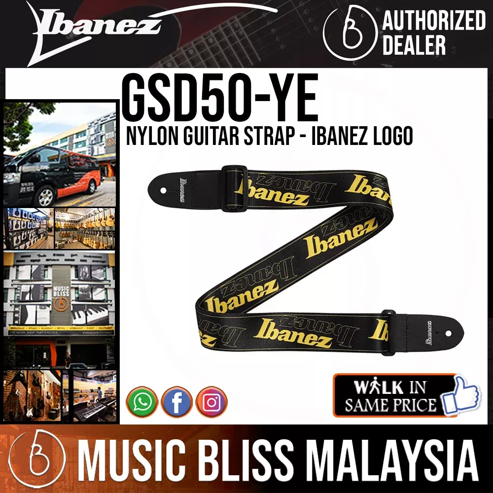 Ibanez GSD50 Guitar Strap - Yellow