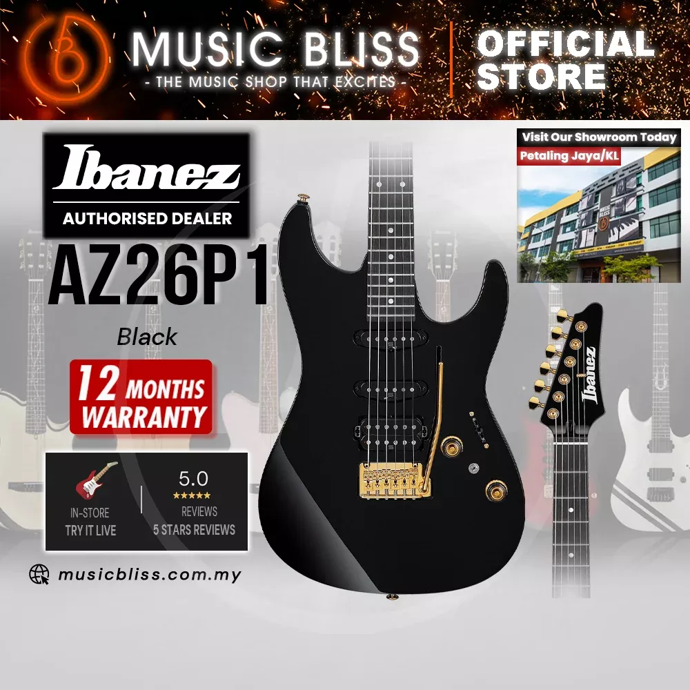 Ibanez Premium AZ26P1 Electric Guitar – Black