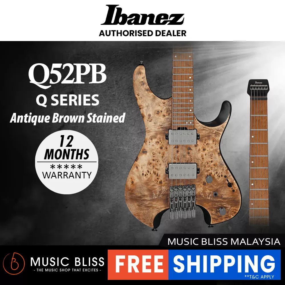 Ibanez Q52 Electric Guitar – Antique Brown Stained