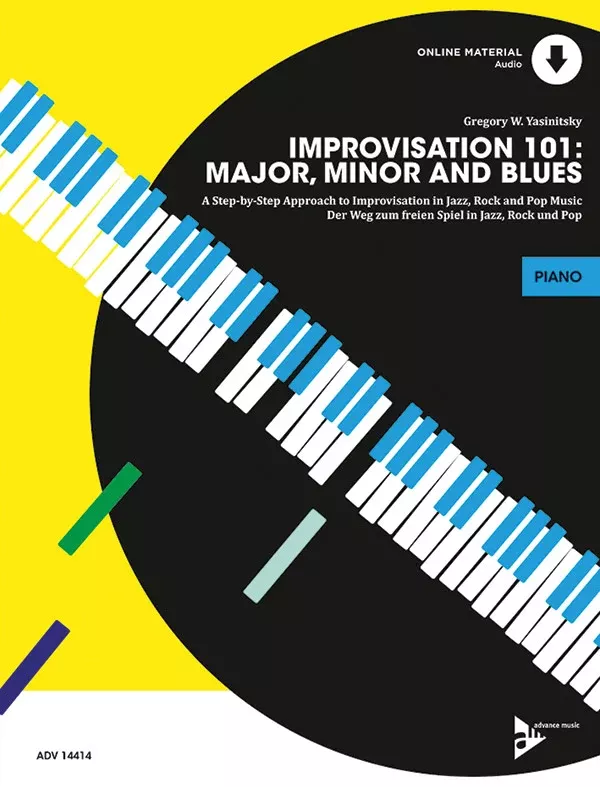 Improvisation 101: Major, Minor and Blues: Keyboard/Piano Book & Online Audio