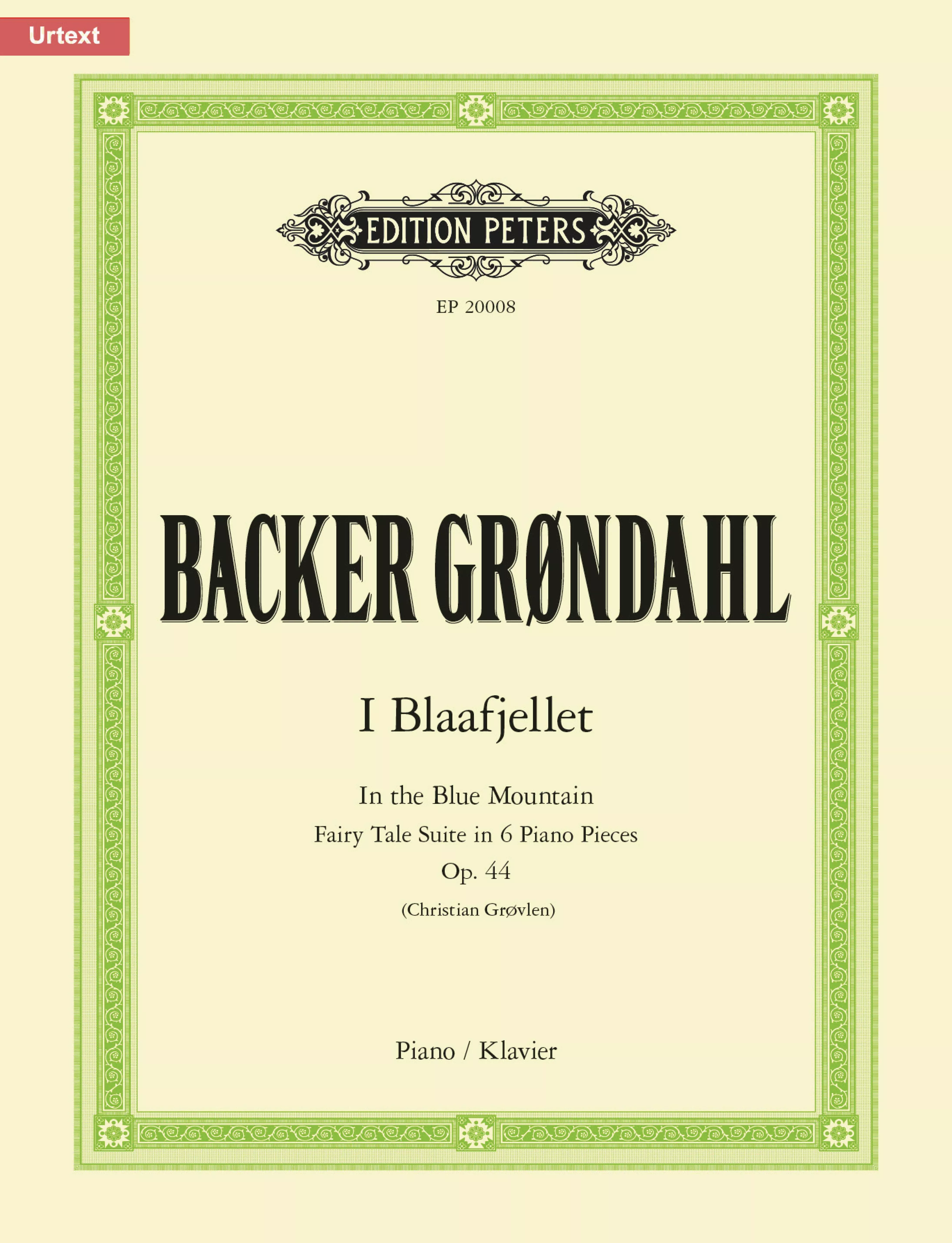 In the Blue Mountain, Op. 44: Piano