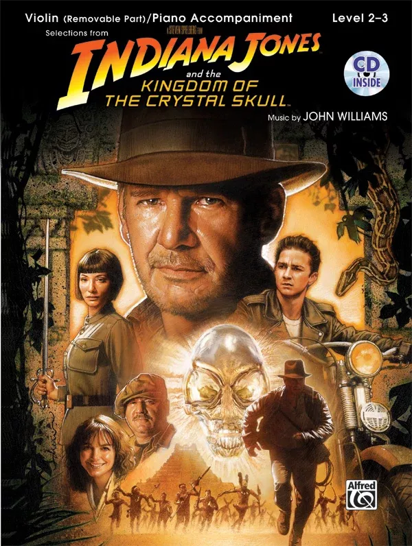 Indiana Jones and the Kingdom of the Crystal Skull Instrumental Solos for Strings: Violin Book & CD