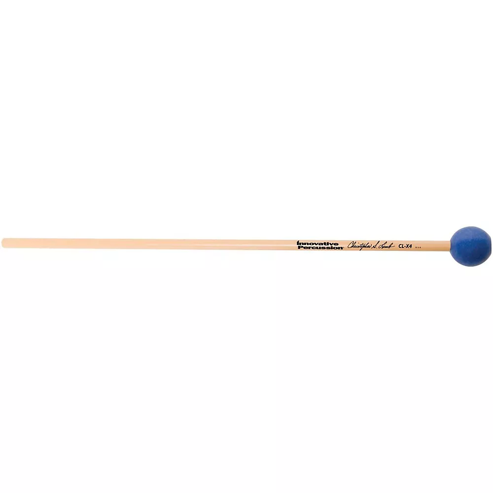 Innovative Percussion Christopher Lamb Xylophone Mallets Medium Bright/Blue Rattan