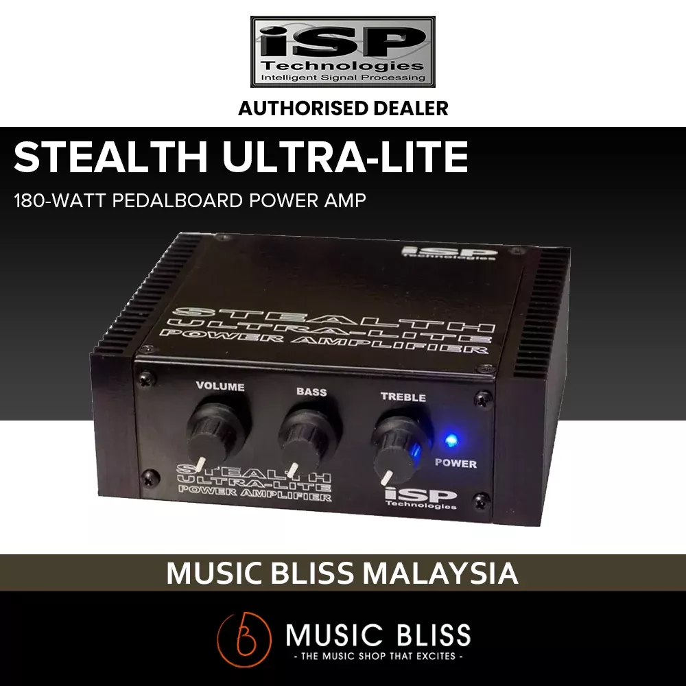 ISP Technologies Stealth Ultra-Lite 180-watt Pedalboard Power Amp