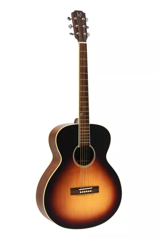 J.N Guitars Acoustic baritone guitar with solid cedar top, EZRA series – EZR-BARITON SNB