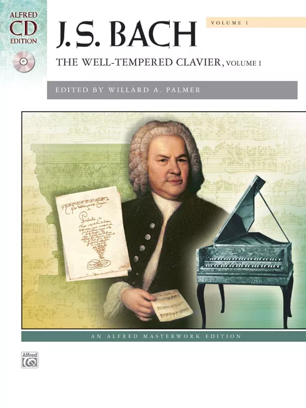 J. S. Bach: The Well-Tempered Clavier, Volume I: Piano Comb Bound Book