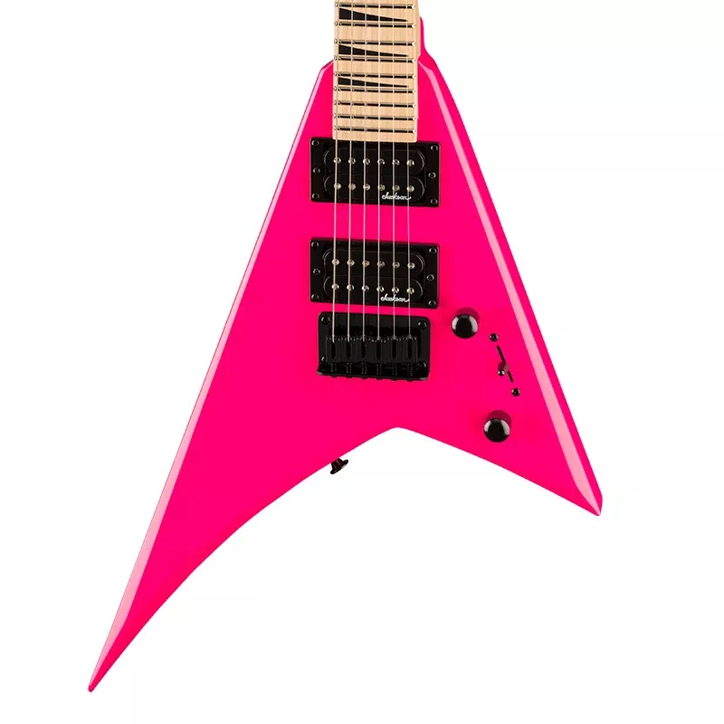 Jackson JS Series Rhoads Minion JS1X - Neon Pink with Maple Fingerboard