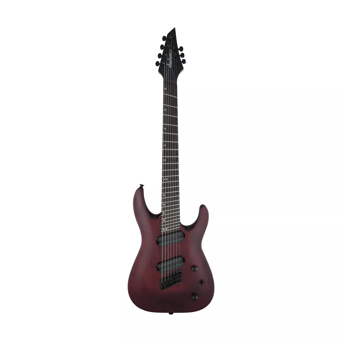 Jackson X Series Dinky DKAF7 Multi-scale Electric Guitar, Laurel FB, Stained Mahogany