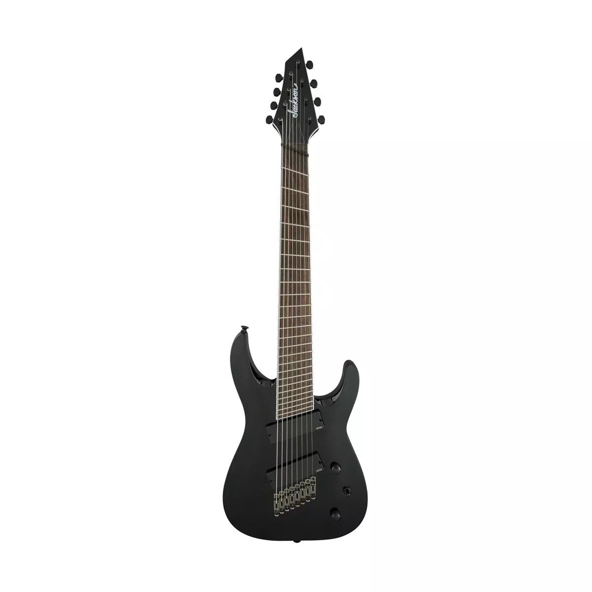 Jackson X Series Soloist Arch Top SLAT8 Multi-Scale 8-string Electric Guitar, Gloss Black