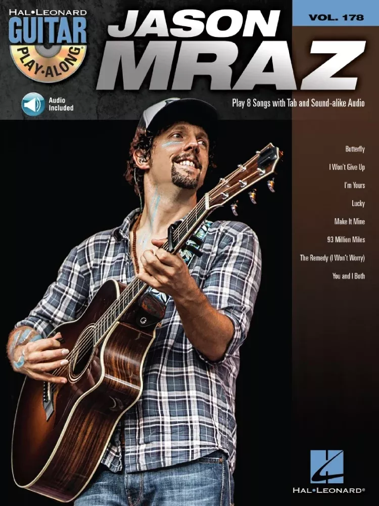 Jason Mraz Guitar Play Along Volume 178 BK/CD