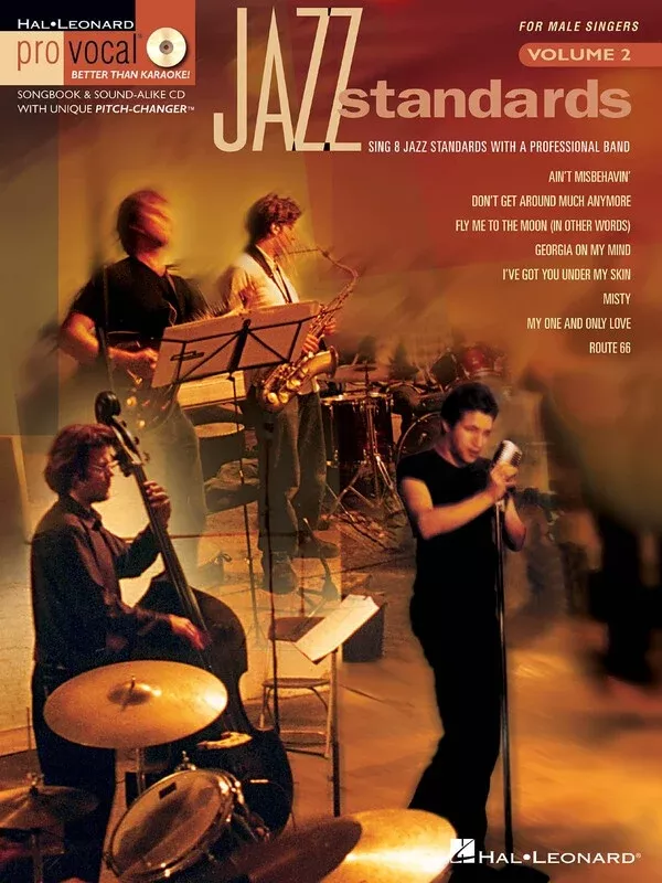 Jazz Standards Pro Vocal Mens Edition Volume 2 BK/CD