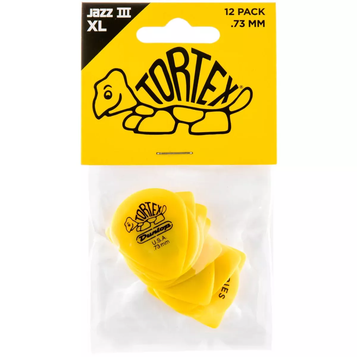 Jim Dunlop Tortex Jazz XL .73mm Players 12 Pack