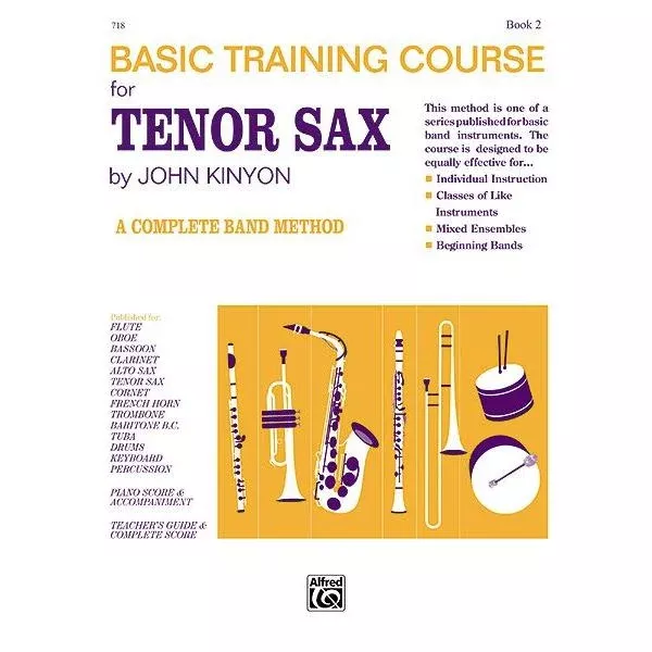 John Kinyon's Basic Training Course for Tenor Sax Book 2