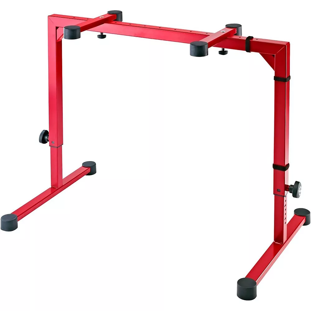 K&M 11810 Omega Table-Style Keyboard Stand - Red