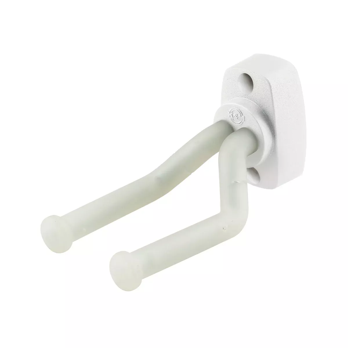 K&M 16280-014-00 Guitar Wall Mount Holder 162/8, White