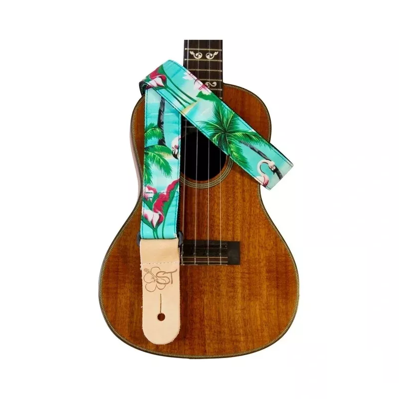 Kala 1.5″ Ukulele Strap, Flamingo Design