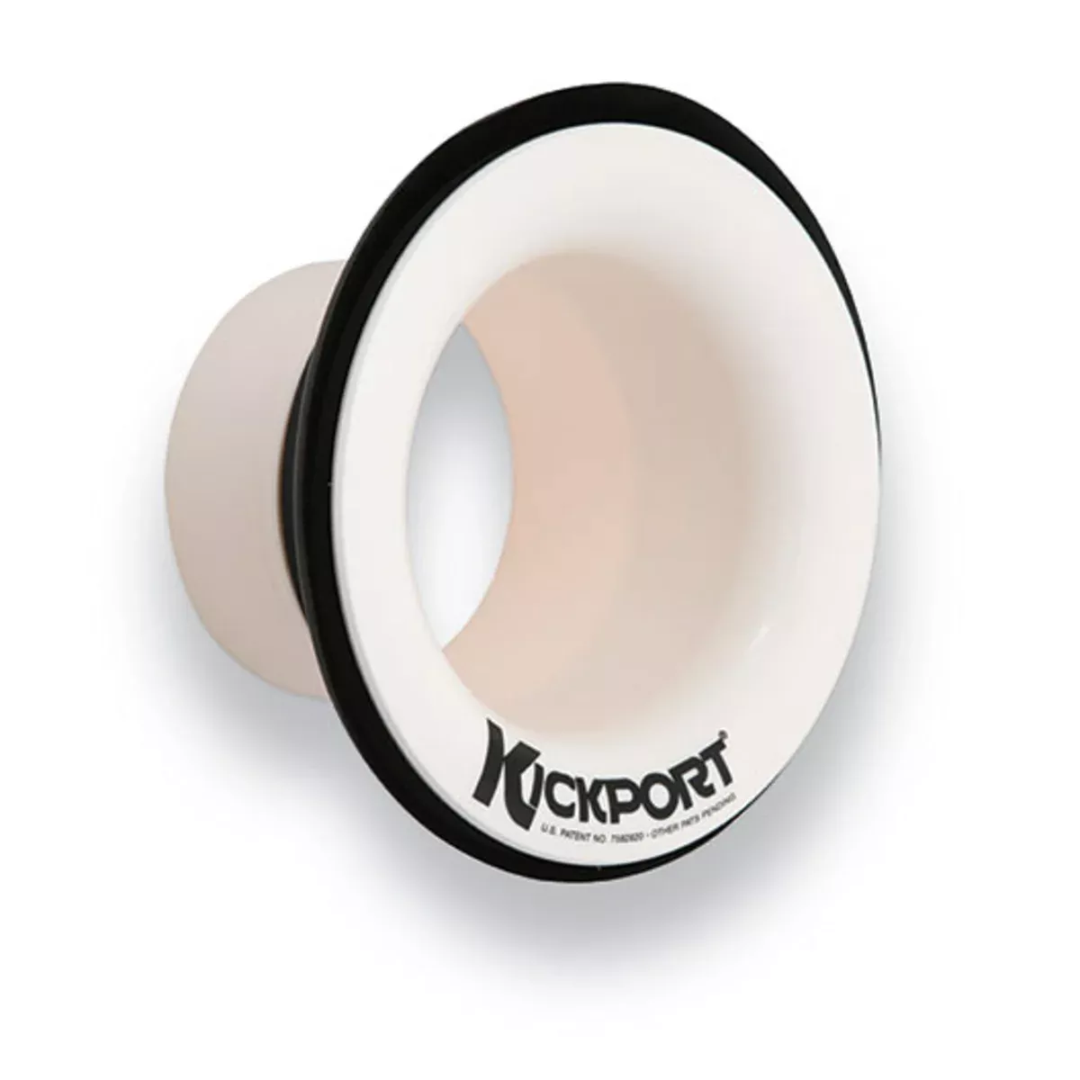 Kickport 4" Bass Drum Sound Hole - White