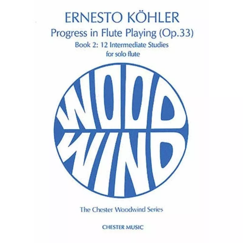 KOHLER Progress in Flute Playing Op. 33 Book 2