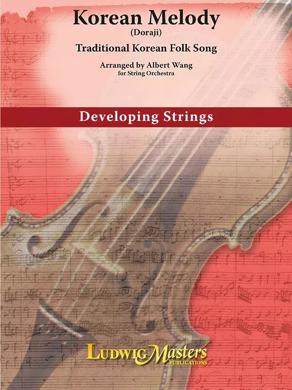 Korean Melody: Doraji: String Orchestra Conductor Score & Parts