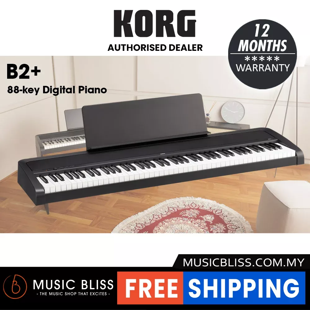 Korg B2+ 88-Key Digital Piano – Black *0% INSTALLMENT*