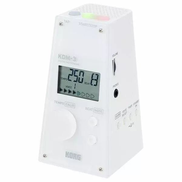 Korg KDM-3 Digital Metronome - White