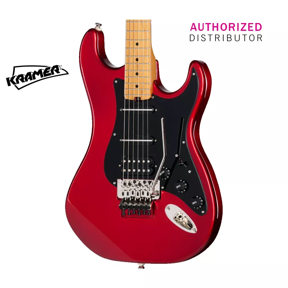 Kramer Pacer Deluxe Electric Guitar with Premium Bag - Ruby Red Metallic
