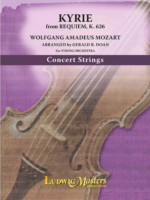 Kyrie from Requiem, K. 626: String Orchestra Conductor Score & Parts