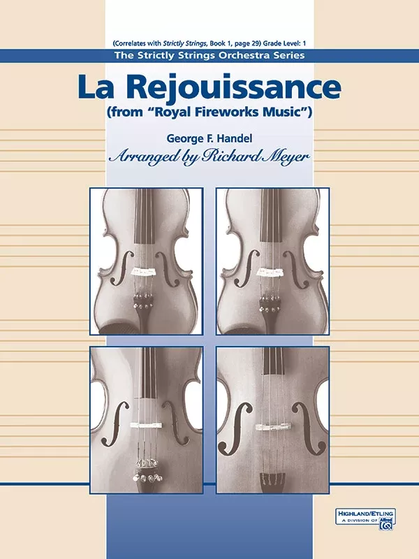 La Rejouissance: String Orchestra Conductor Score