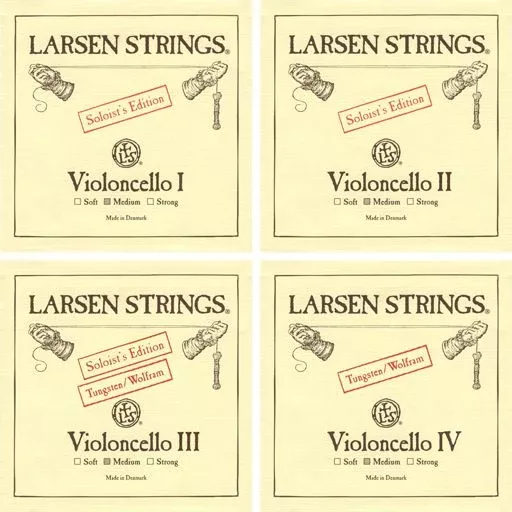 Larsen Soloist Cello Strings – Full Set