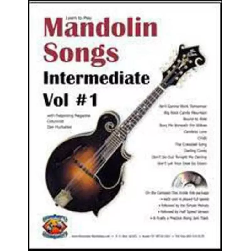 Learn to Play Mandolin Songs – Intermediate / Advanced, Vol. #1