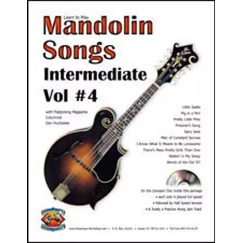 Learn to Play Mandolin Songs – Intermediate / Advanced, Vol. #4