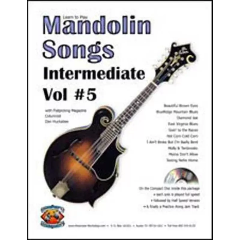 Learn to Play Mandolin Songs – Intermediate / Advanced, Vol. #5