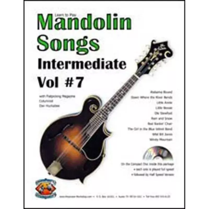 Learn to Play Mandolin Songs – Intermediate / Advanced, Vol. #7