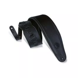 Levy’s Bass Guitar Straps MSSB2-4-BLK Black Leather