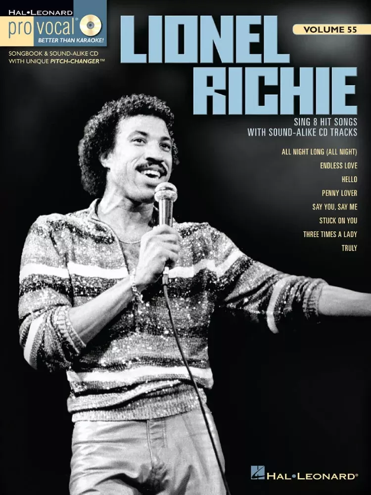 Lionel Richie Pro Vocal Men's Edition Volume 55 Bk/Cd