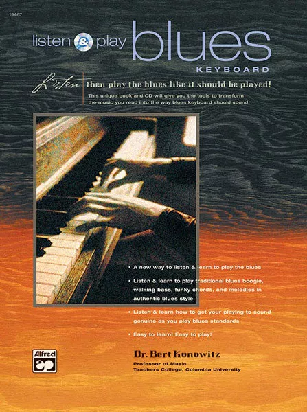 Listen and Play Blues Keyboard: Keyboard/Piano Book & CD