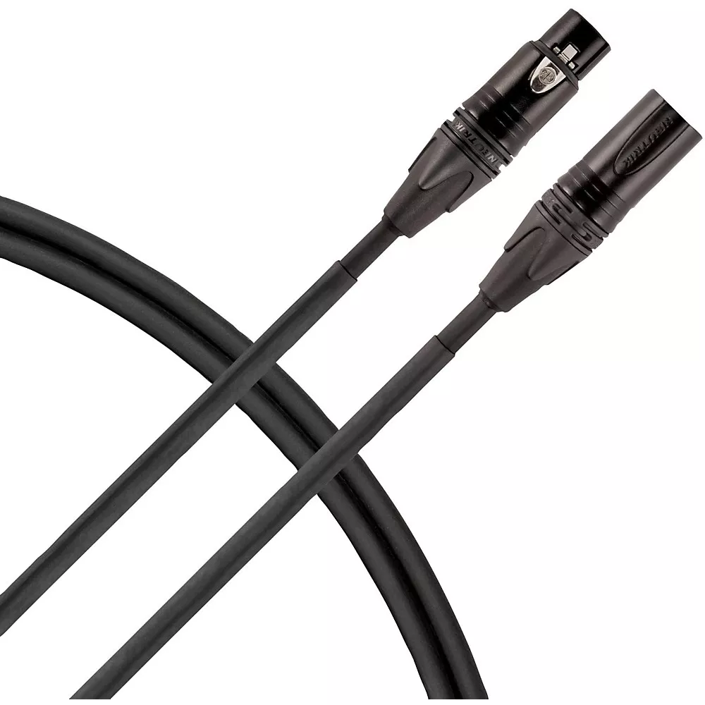 Livewire Elite Quad XLR Microphone Cable - 5 ft. Black